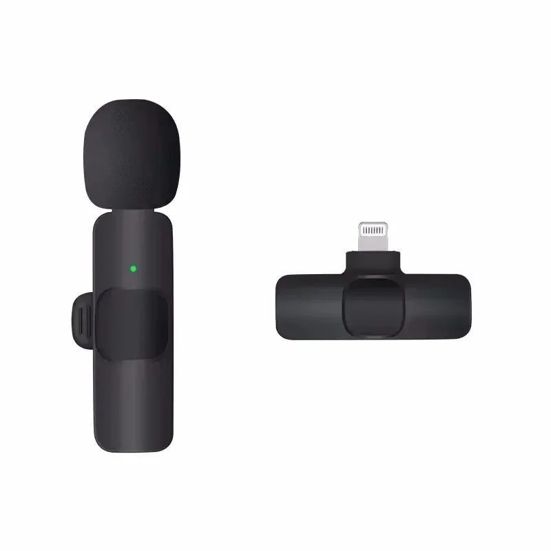 Mini Wireless Microphone for iPhone – Lavalier Mic for Video & Streaming