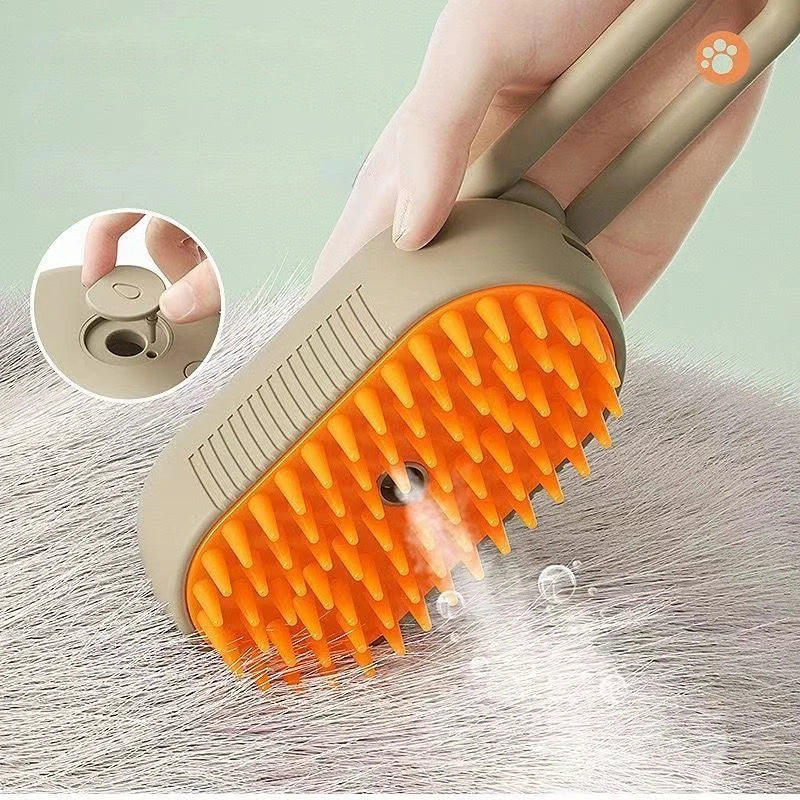 Pet Cleaning Spray Comb, Pet Undercoat Hair Removal Slicker Brush For Dog And Cat Grooming Tool