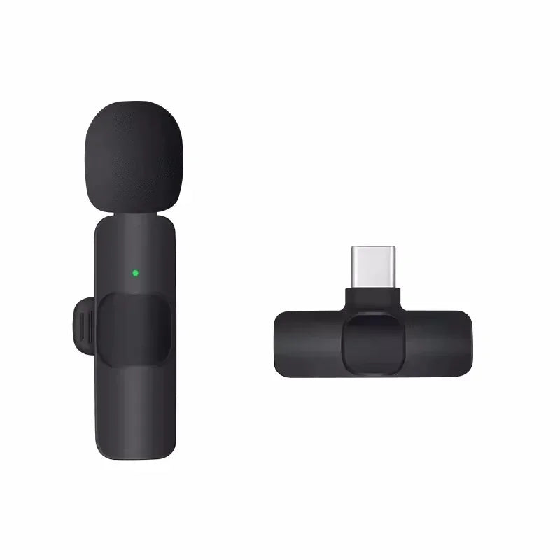 Mini Wireless Microphone for iPhone – Lavalier Mic for Video & Streaming