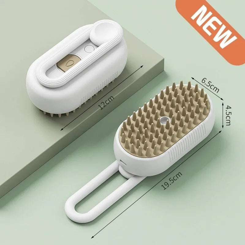 Pet Cleaning Spray Comb, Pet Undercoat Hair Removal Slicker Brush For Dog And Cat Grooming Tool