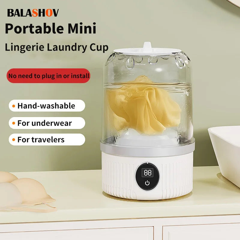 Wireless 1L Mini Washing Machine Portable