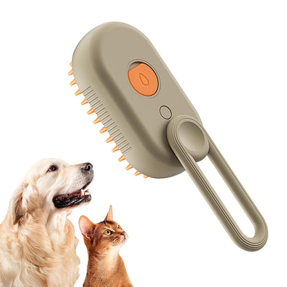 Pet Cleaning Spray Comb, Pet Undercoat Hair Removal Slicker Brush For Dog And Cat Grooming Tool