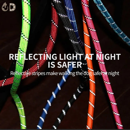 150/200/300cm Strong Dog Pet Leash Reflective Leash Large Small Dog Leash Golden Retriever Explosion Proof Punching Dog Harness