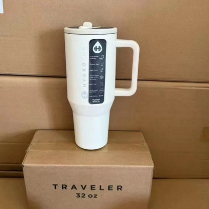 HydroJug Tumbler 32OZ/40OZ Traveler Straw Lid Stainless Steel Vacuum Insulated Car Mug Double Wall Thermal Iced Travel