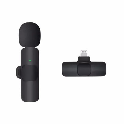 Mini Wireless Microphone for iPhone – Lavalier Mic for Video & Streaming