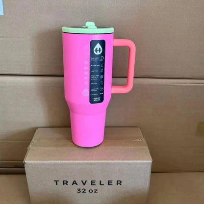 HydroJug Tumbler 32OZ/40OZ Traveler Straw Lid Stainless Steel Vacuum Insulated Car Mug Double Wall Thermal Iced Travel