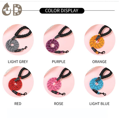 150/200/300cm Strong Dog Pet Leash Reflective Leash Large Small Dog Leash Golden Retriever Explosion Proof Punching Dog Harness