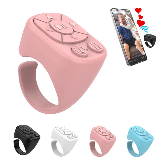 Smart Ring Remote – TikTok, Camera, Music Control for iOS/Android