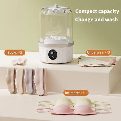 Wireless 1L Mini Washing Machine Portable