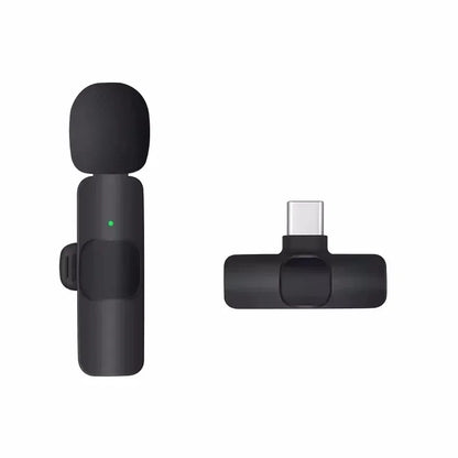 Mini Wireless Microphone for iPhone – Lavalier Mic for Video & Streaming