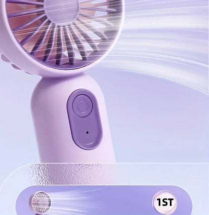 Mini Portable Fan USB Charging 3-speed - Handheld Fan for Men and Women Suitable for Office, Outdoor Travel