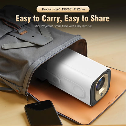 Magcubic HY310 Auto Focus Projector 1080P Native 4K 330ANSI Android 11 WiFi6 BT5.4 Mini Outdoor Movie Projector with Air Mouse